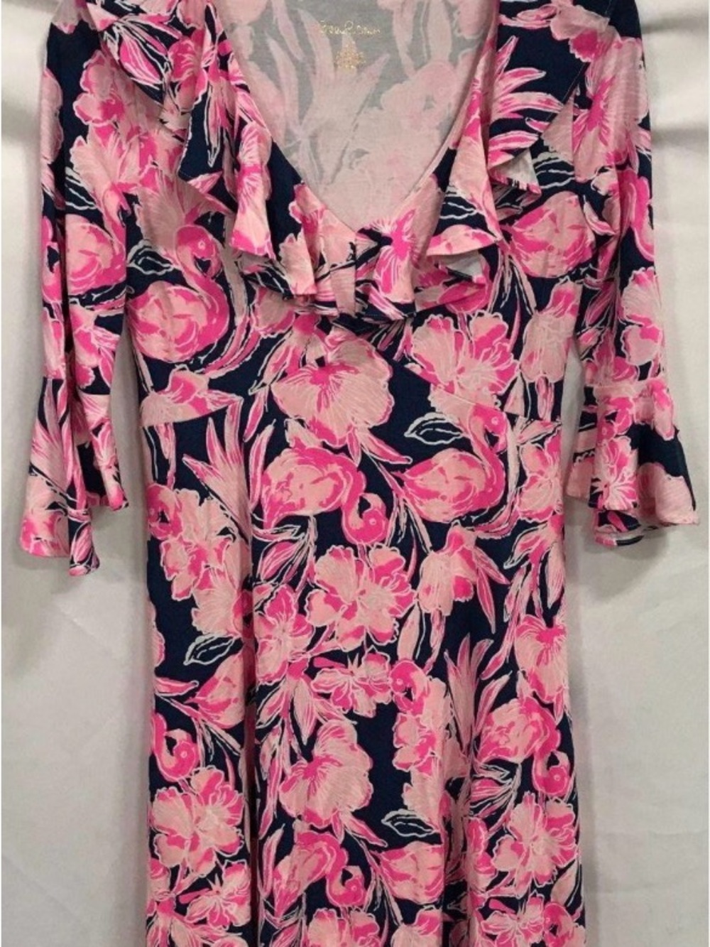 NWT Lilly Pulitzer flamingo dress size XS